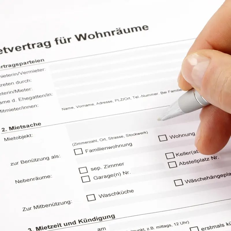 Mietvertragsabwicklung